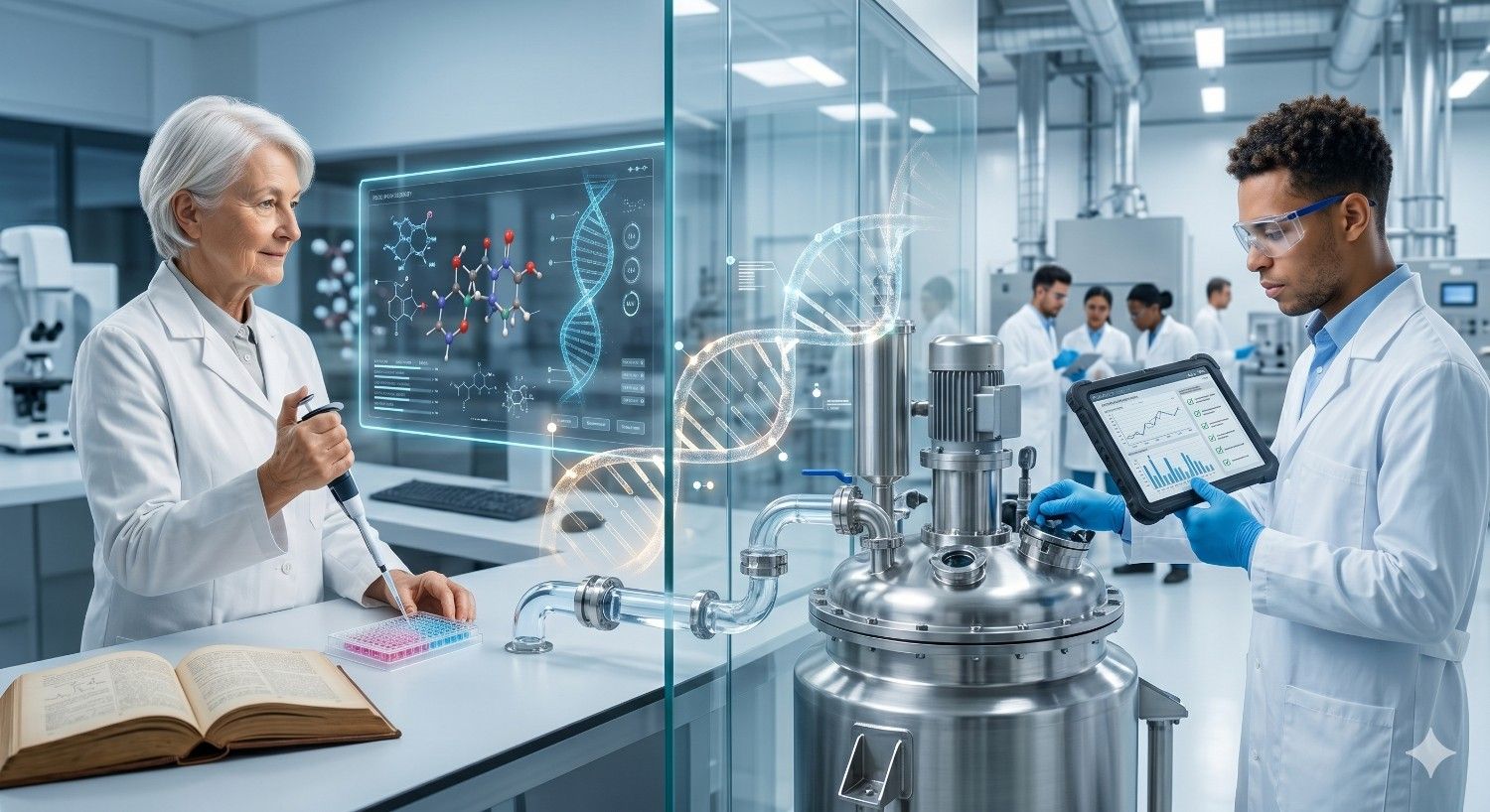 Laboratory instruments and glassware
